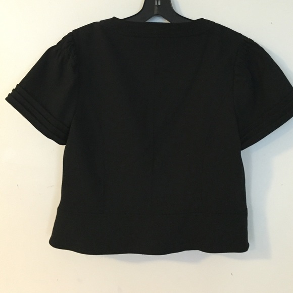 Magaschoni Cropped Black Jacket - Picture 5 of 9